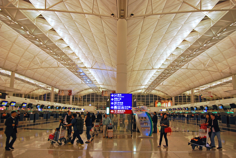 Hong Kong Airport is the international airport serving Hong Kong area in China.